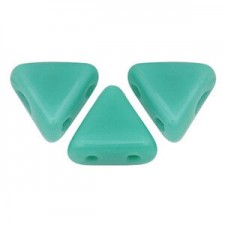 Les perles par Puca® Kheops beads Opaque green turquoise 63130